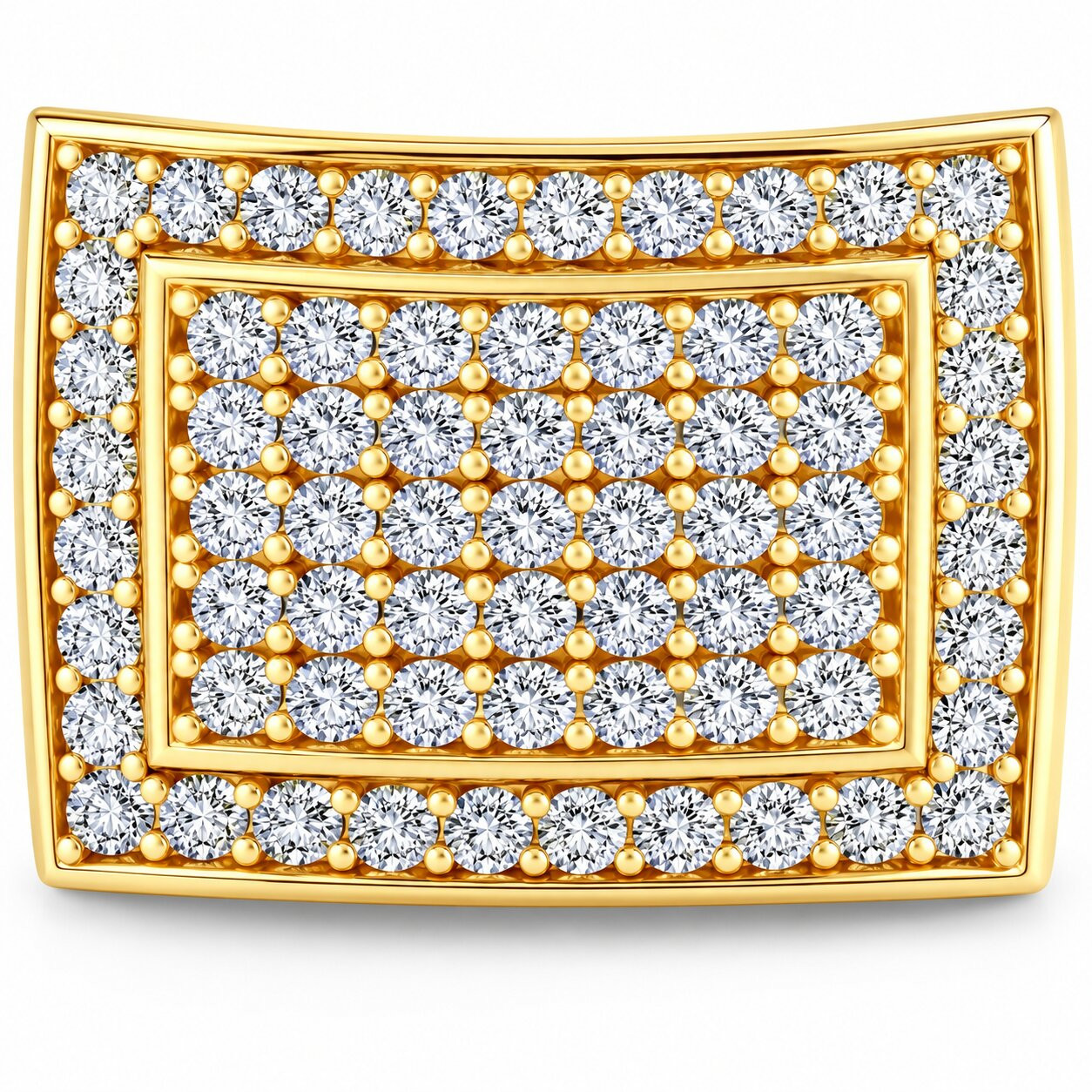 3Ct Men's Diamond Ring in 10k Gold Lab Grown (F-G, VS2-SI1)