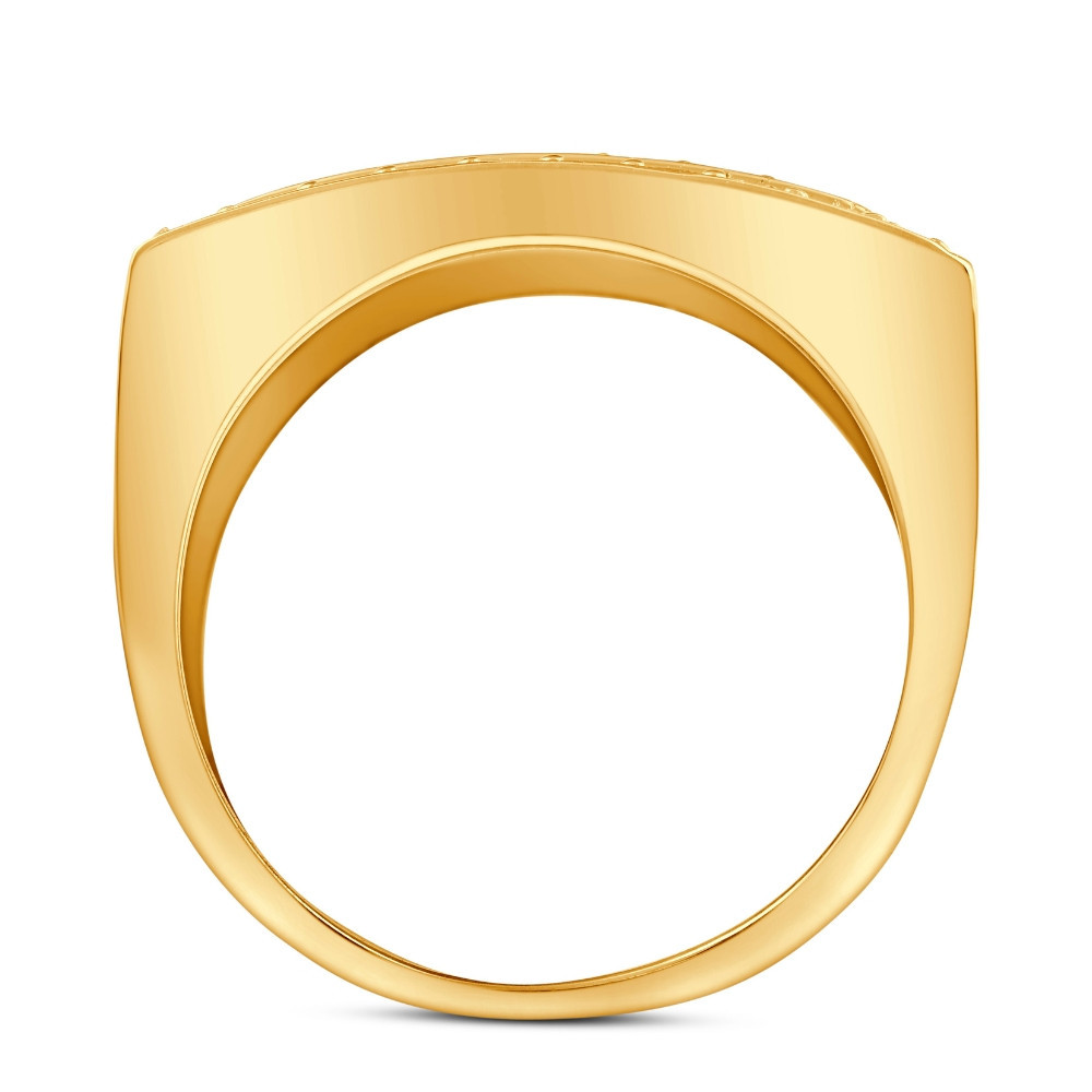 3Ct Men's Diamond Ring in 10k Gold Lab Grown (F-G, VS2-SI1)