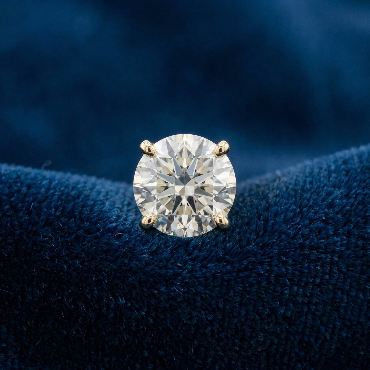 3ct TDW Diamond Studs 14K Yellow Gold Lab Grown Screw Back Earrings (G-H, VS2-SI1)