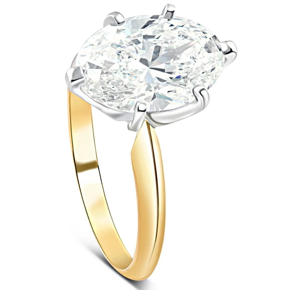 3Ct Oval Certified Diamond 
