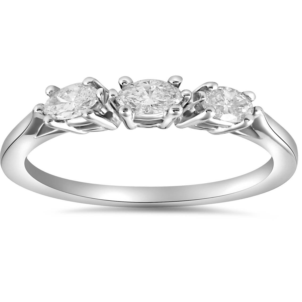 1/3ct Marquise Diamond Wedding Ring Womens Stackable Band ...