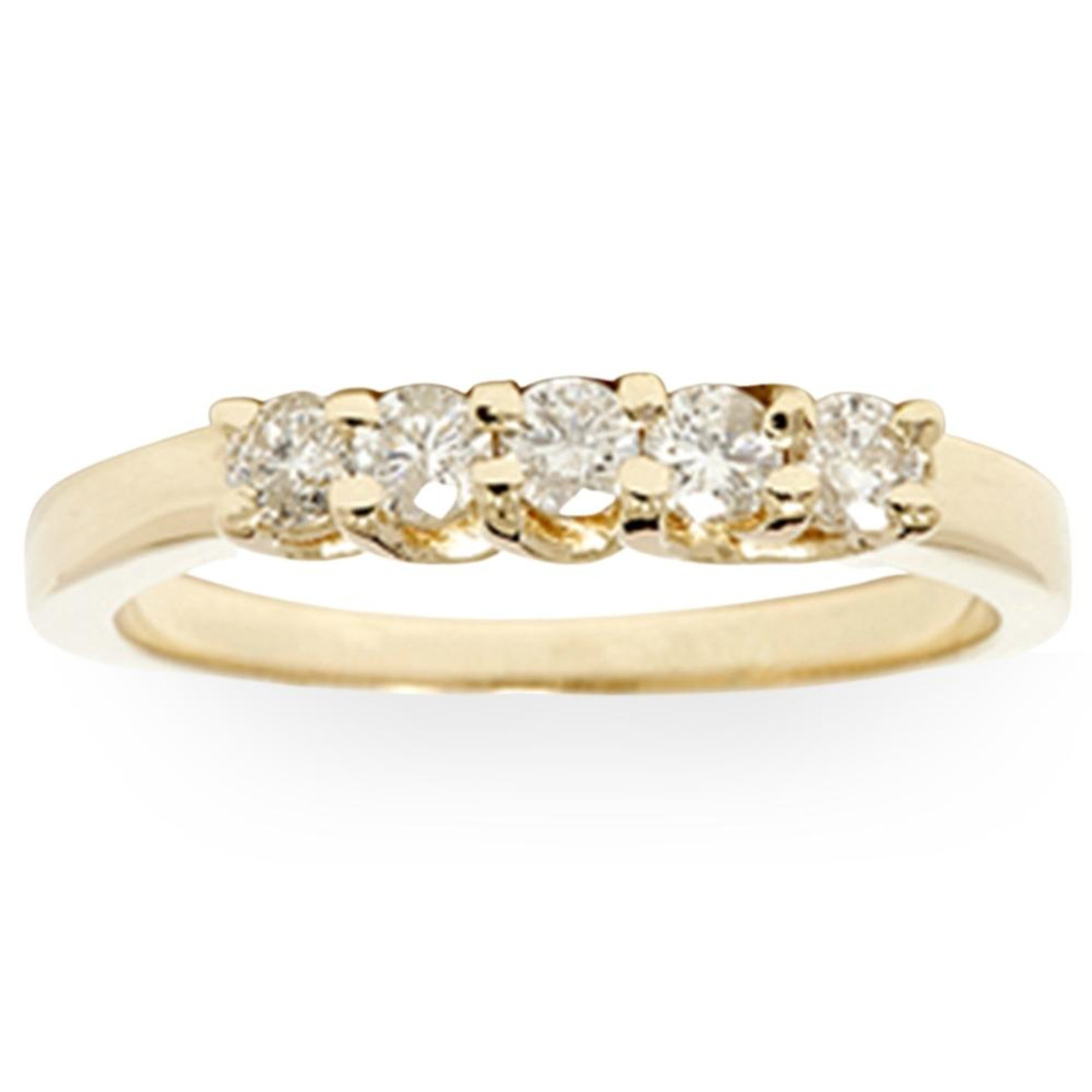 14K Gold Vintage-Inspired Diamond Wedding Ring Guard