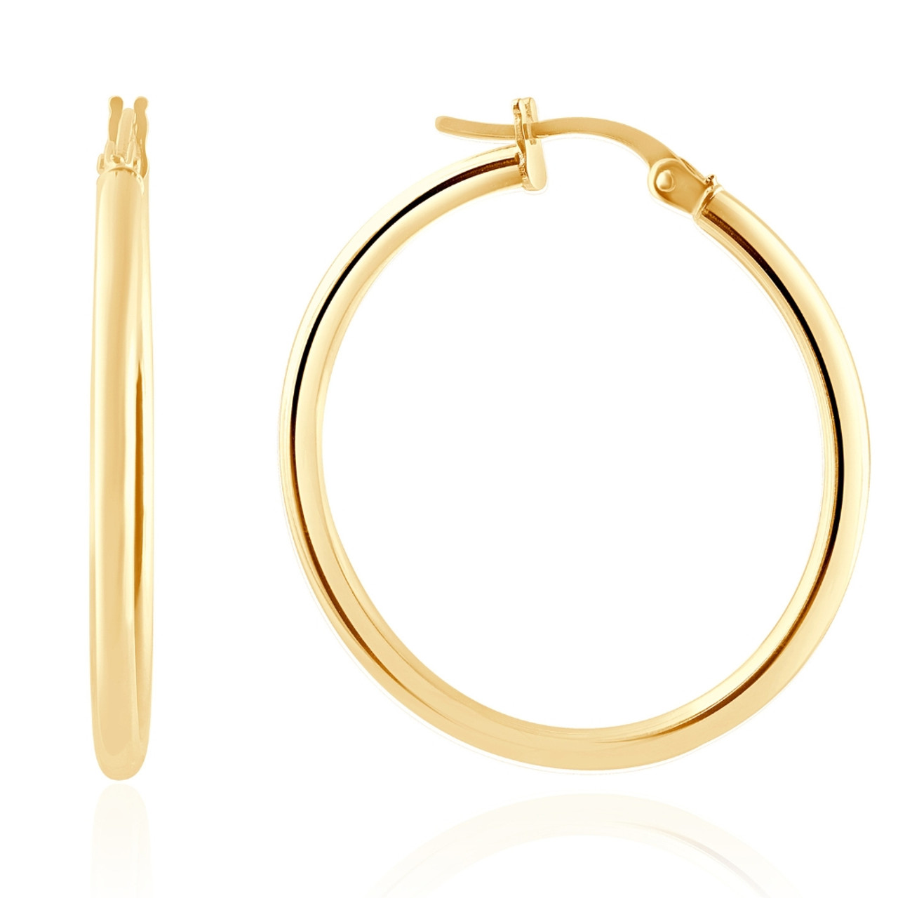 Designer hoop earrings | Hoop Earrings For Women | Gold plated hoops for  her – AXHEA