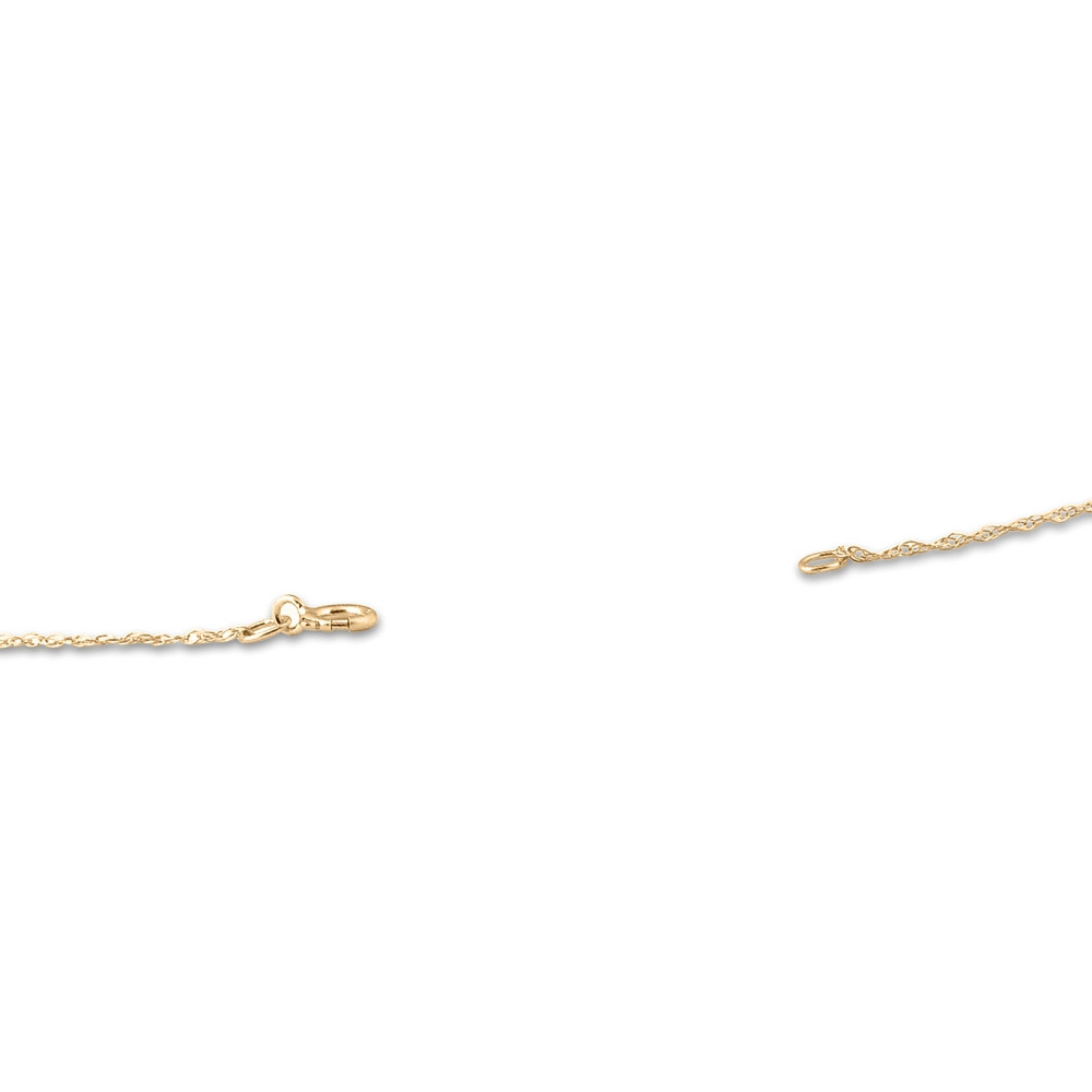 14k Yellow Gold 18" V Shape Chevron Necklace Delicate Pendant 1.2grams