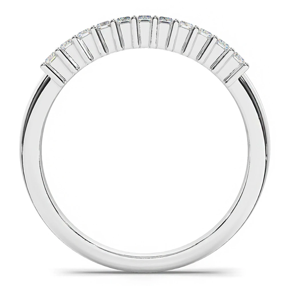 1/2Ct Baguette Diamond Wedding Anniversary Ring Stackable Band Gold Lab Grown (F-G, VS)