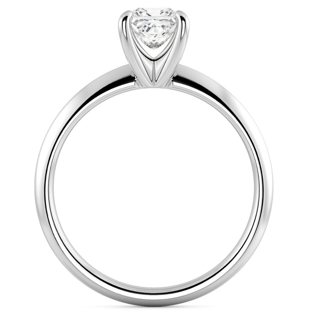 .20 - .75Ct Princess Cut Solitaire Diamond Engagement Ring 14k Gold Lab Grown (F-G, VS)