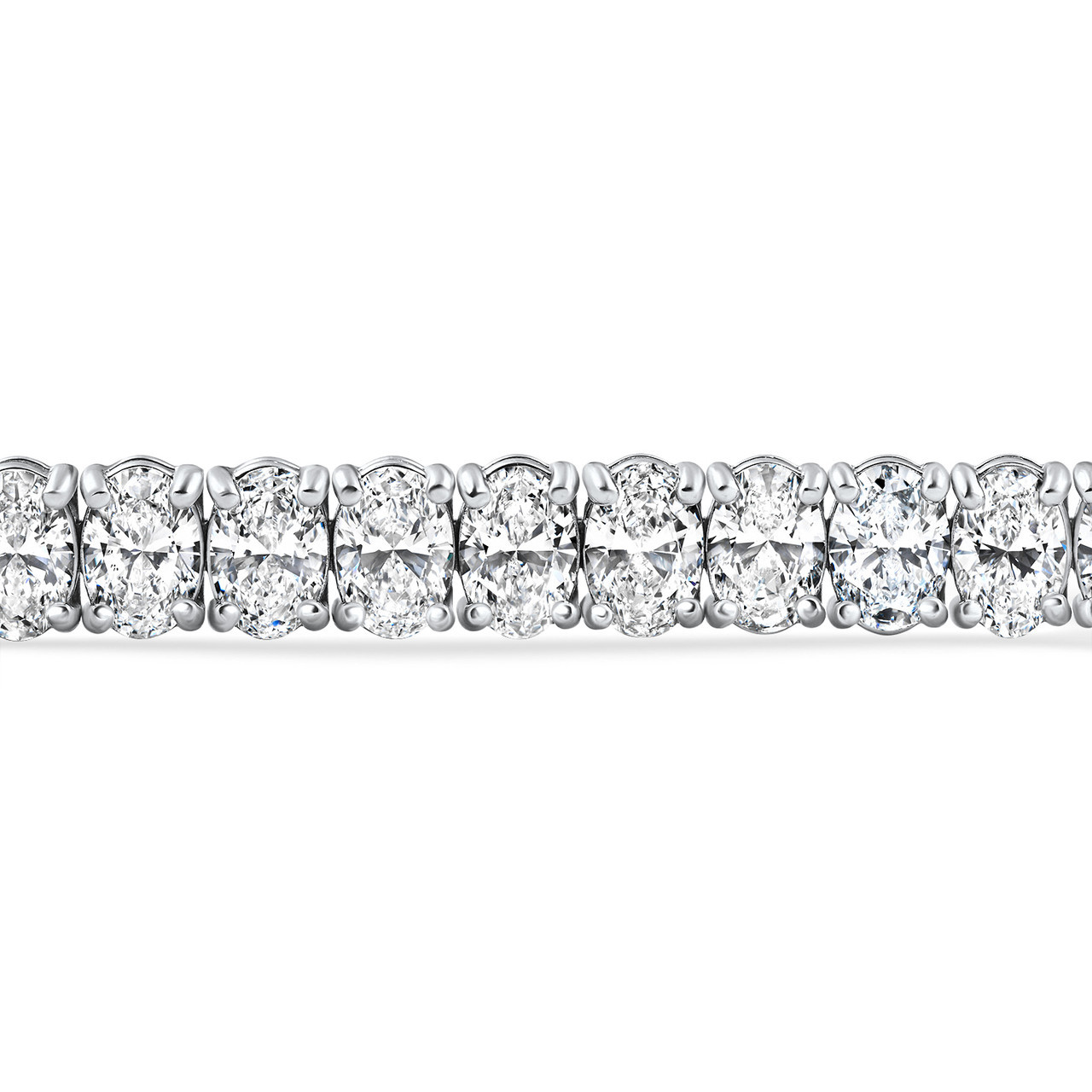 7 - 21Ct TW Oval Diamond Tennis Bracelet 14k Gold 7" Lab Grown (F-G, VS) 7 - 21Ct TW Oval Diamond Tennis Bracelet 14k Gold 7" Lab Grown (F-G, VS)