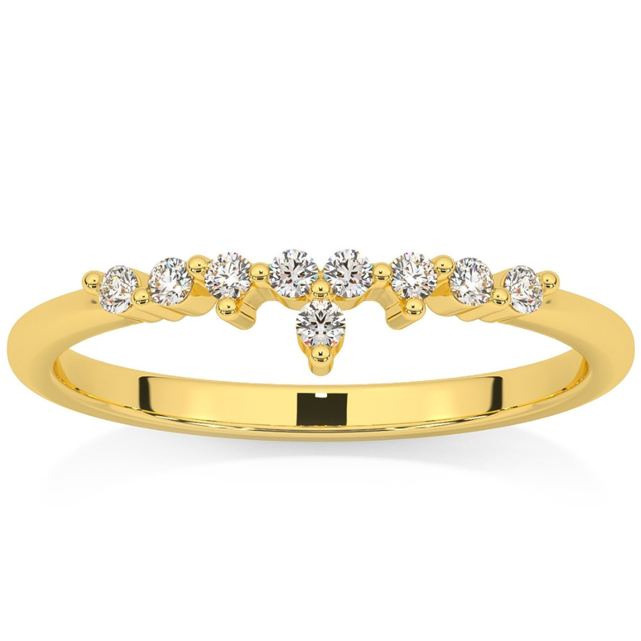 1/5Ct Stackable Diamomnd Anniversary Ring Wedding Band 14k Gold Lab Grown (F-G, VS2-SI1) 1/5Ct Stackable Diamomnd Anniversary Ring Wedding Band 14k Gold Lab Grown (F-G, VS2-SI1)