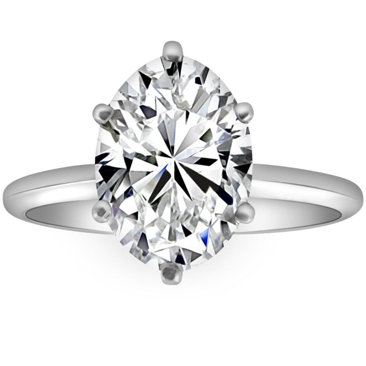 Certified 1-5Ct Oval Diamond Solitaire Engagement Ring Gold / Platinum Lab Grown (G-H, VS2-SI1) Certified 1-5Ct Oval Diamond Solitaire Engagement Ring Gold / Platinum Lab Grown (G-H, VS2-SI1)