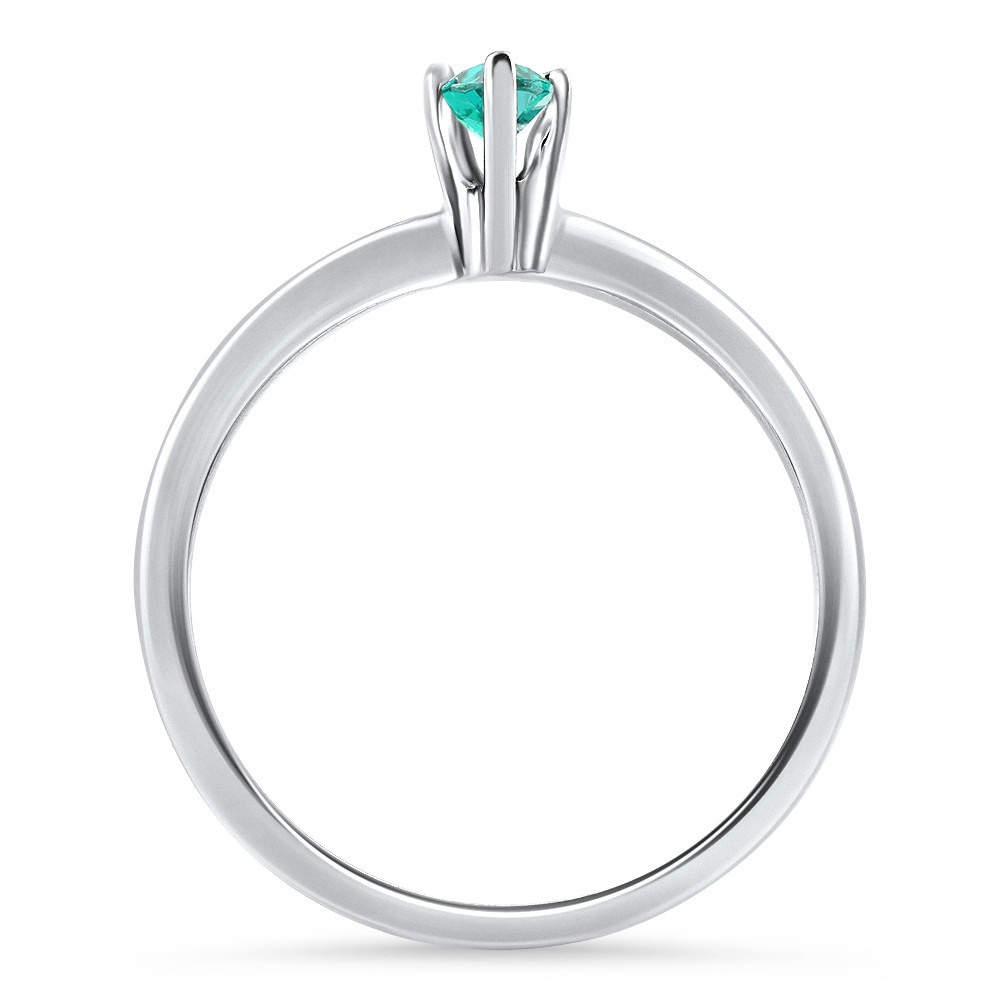 1/3Ct Emerald Marquise Solitaire Ring 10k Gold Lab Grown