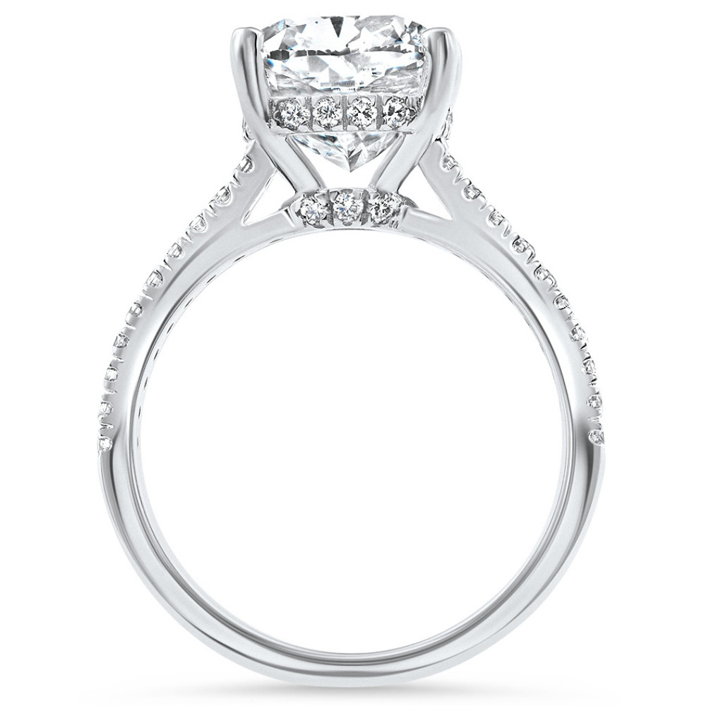 Certified 5.84Ct Cushion Cut Diamond Engagement 14k White Gold Lab Grown (F-G, VS)