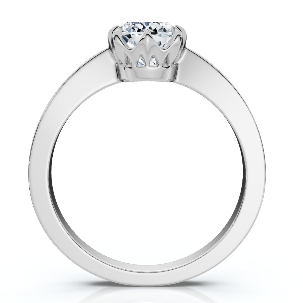 1 1/2Ct Cushion Solitaire Diamond Engagement Ring 14k Gold Lab Grown (F-G, VS)