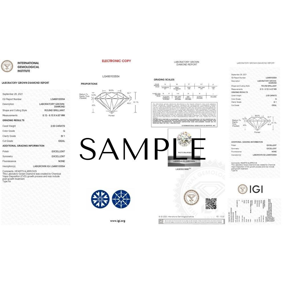 Certified 1 1/2 - 7 1/2Ct Marquise Diamond Engagement Ring 14k Gold Lab Grown (G-H, VS2-SI1)