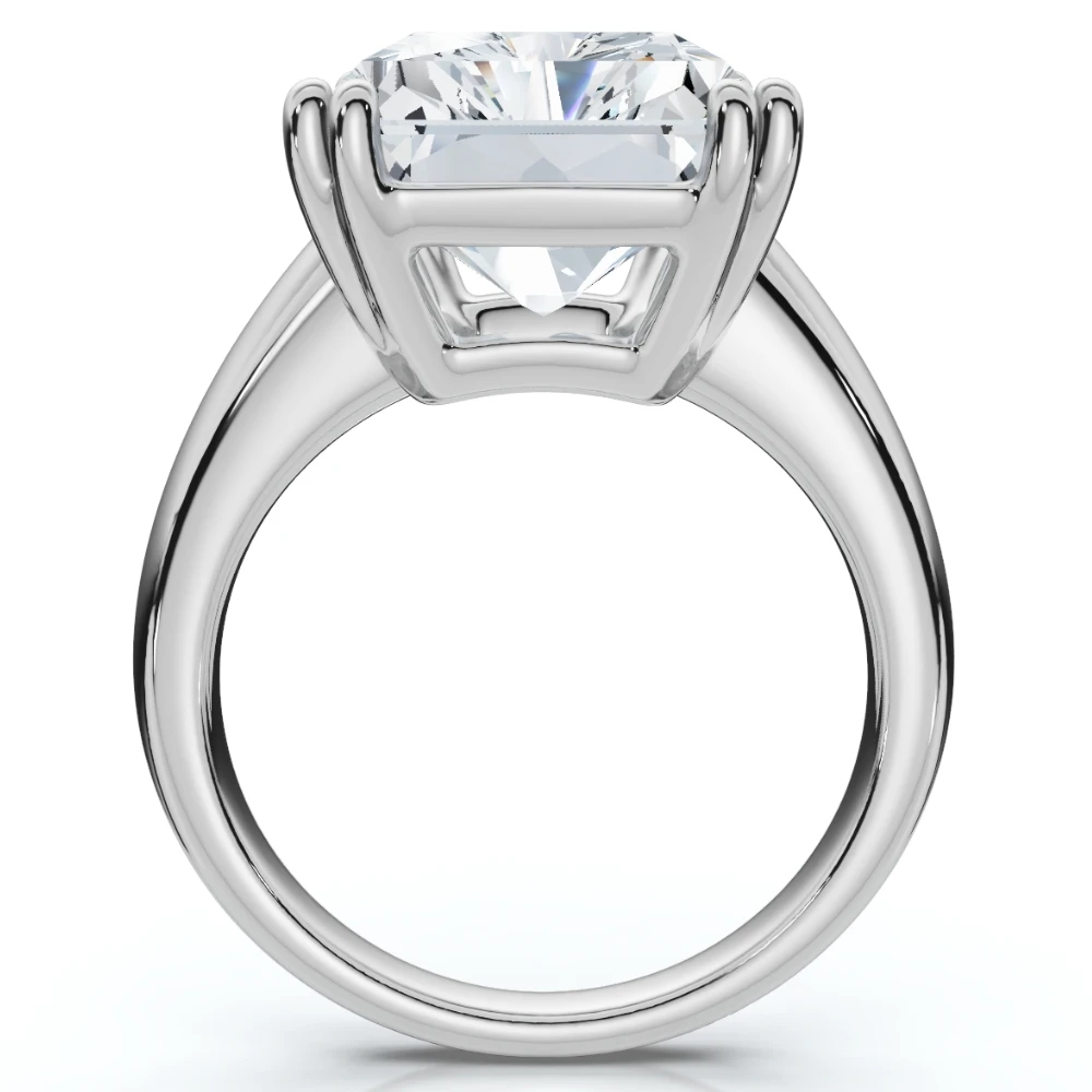 Certified 7Ct Radiant Cut Diamond Engagement Ring 14k Gold Lab Grown (G-H, VS)