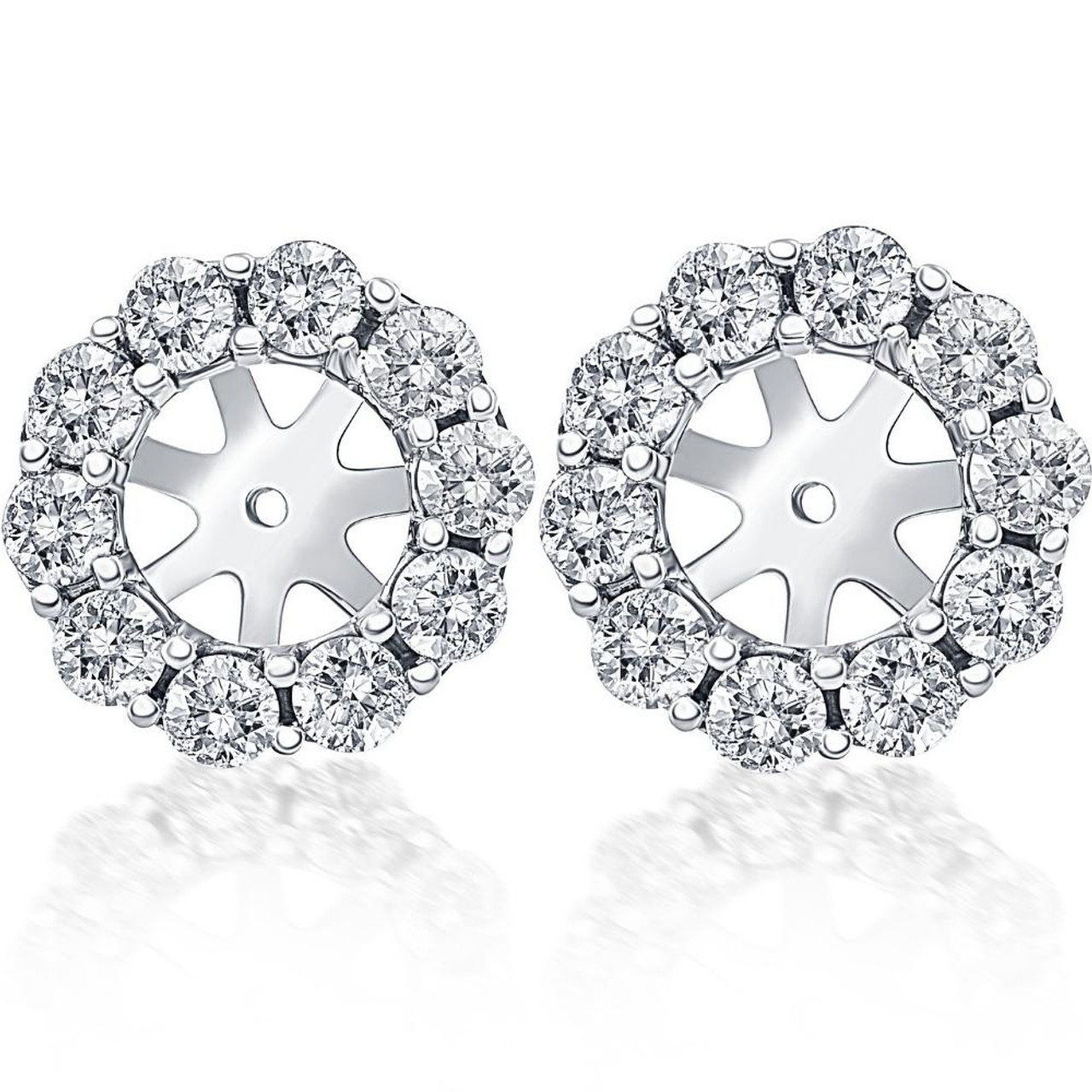 Albemarle Abstract Diamond Ear Jackets | In 18ct White Gold | Garrard