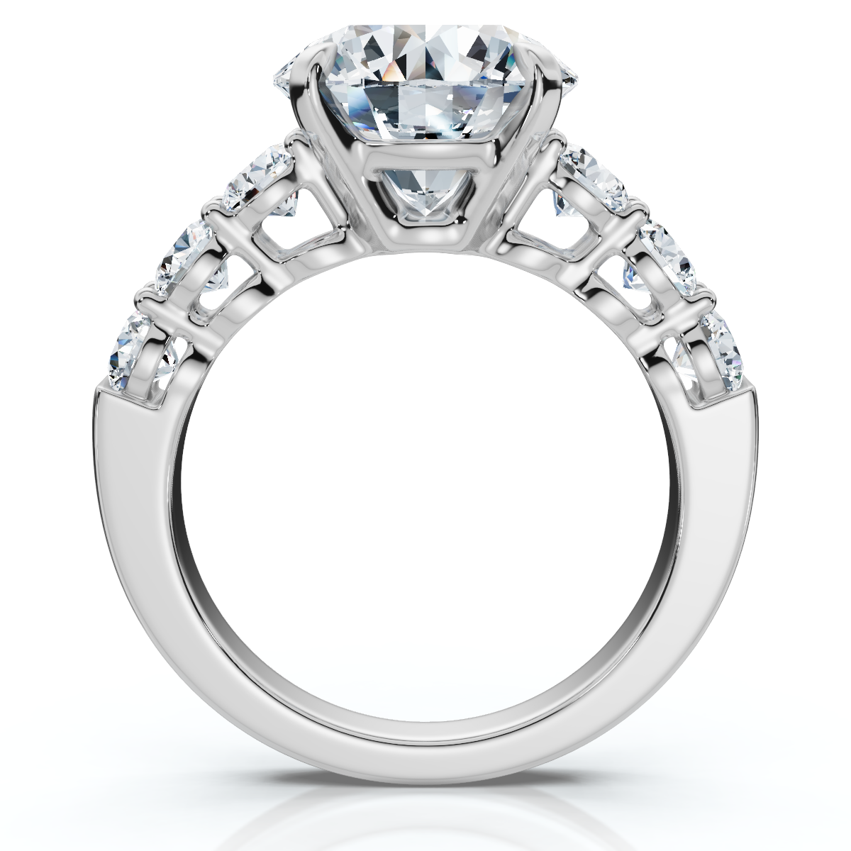Certified 5Ct Diamond Engagement Ring 14k Gold or Platinum Lab Grown (F-G, VS)