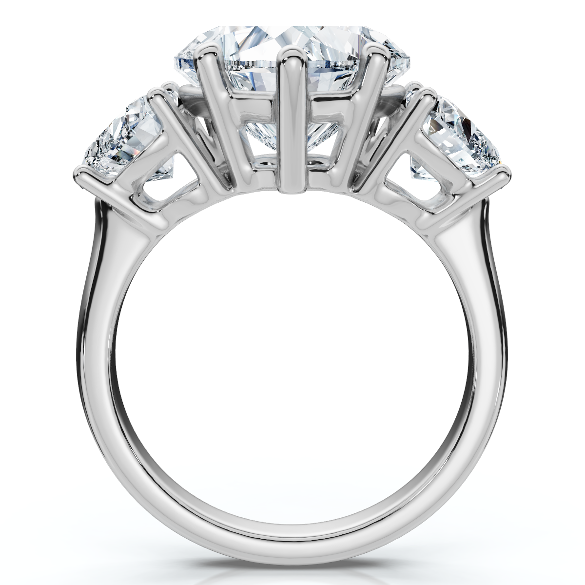 Certified 5Ct Heart Shape Diamond Engagement Ring 14k Gold or Platinum Lab Grown (F-G, VS)