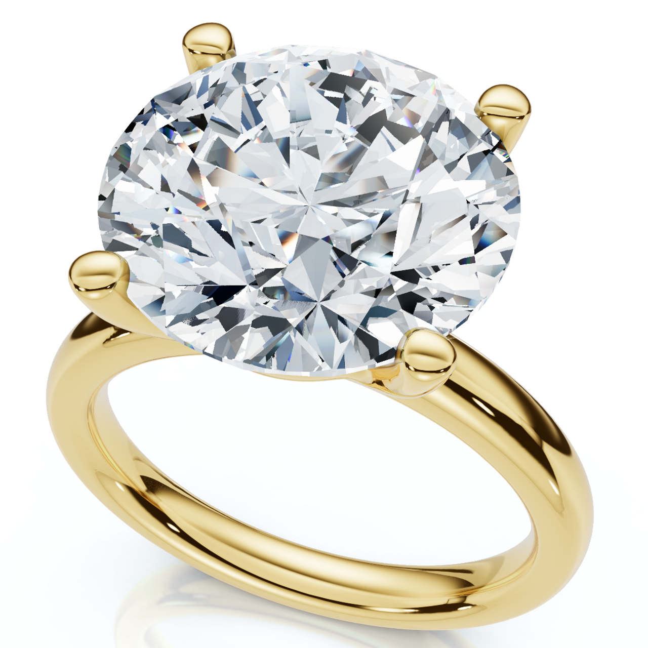 Certified 9Ct Aurora Solitaire Diamond Engagement Ring Lab Grown (F-G, VS) Certified 9Ct Aurora Solitaire Diamond Engagement Ring Lab Grown (F-G, VS)