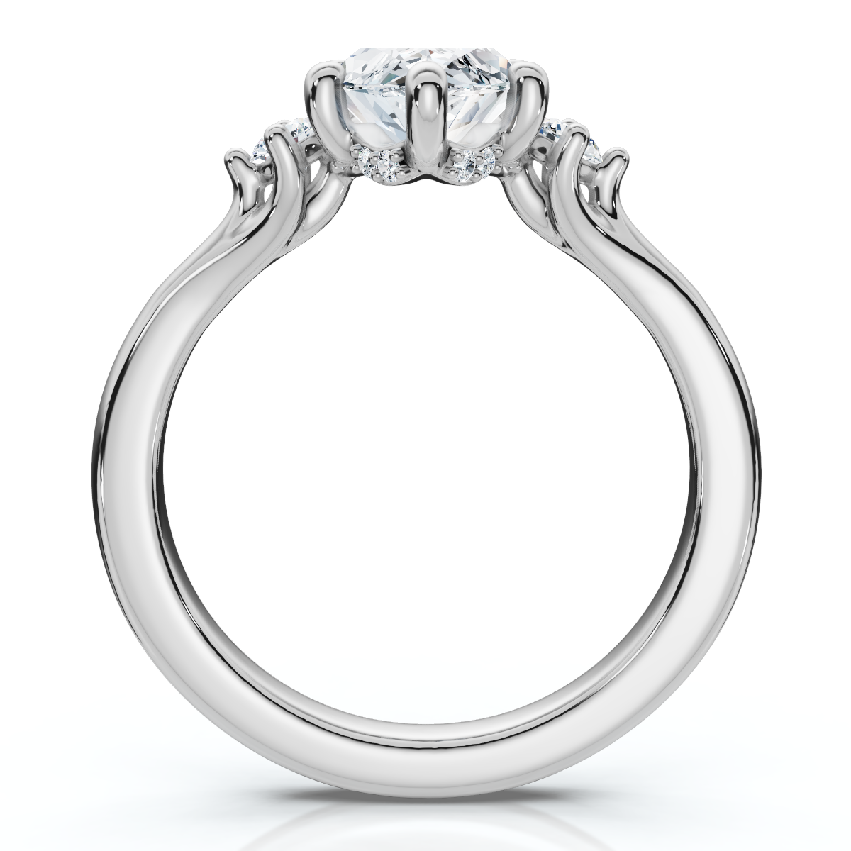 Certified 2.15Ct Marquise Diamond Engagement Ring 14k Gold or Platinum Lab Grown (E-F, VS)