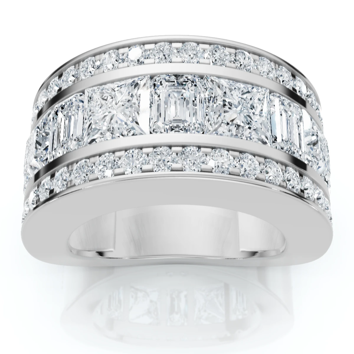 5 3/4ct Bold Diamond Statement Ring 14k Gold or Platinum Lab Grown (E-F, VS)