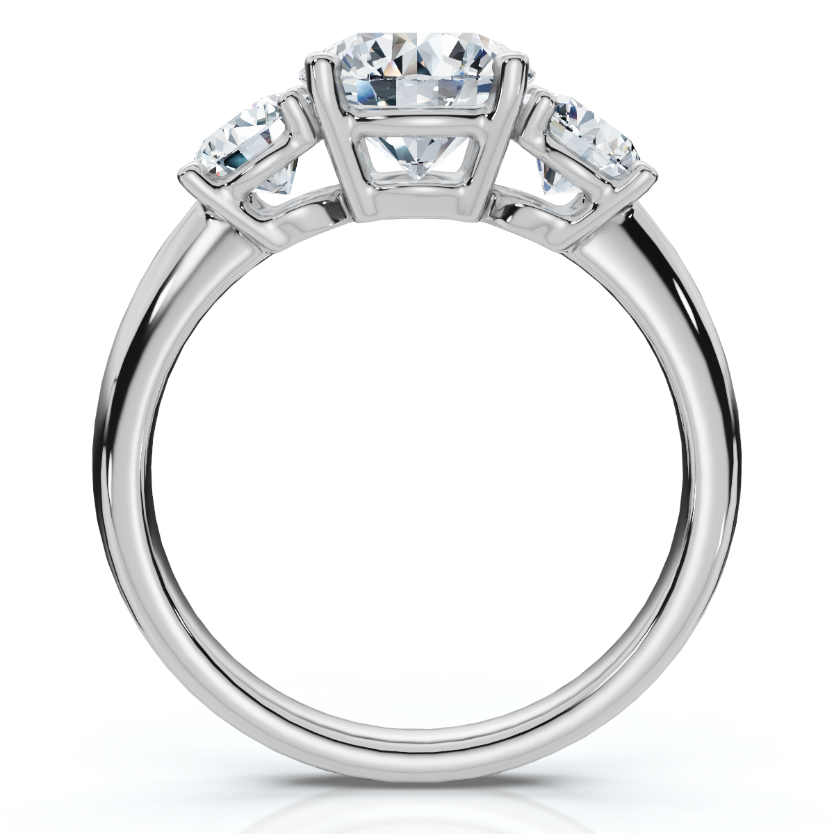 Certified 2 1/2Ct Athena Engagement & Wedding Ring Set 14k Gold or Pt Lab Grown (E-F, VS)