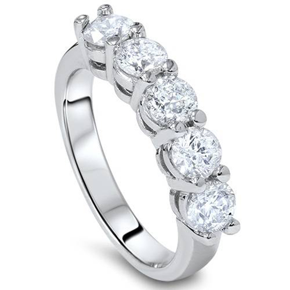 1 1/4ct Diamond Wedding White Gold Anniversary New Ring (J-K, I2-I3)