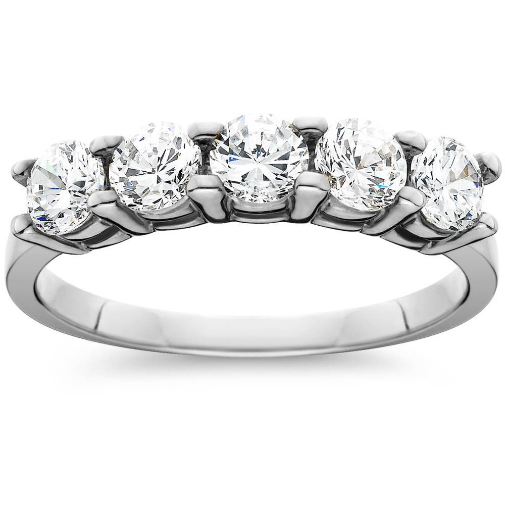 1 1/4ct Diamond Wedding White Gold Anniversary New Ring (J-K, I2-I3)