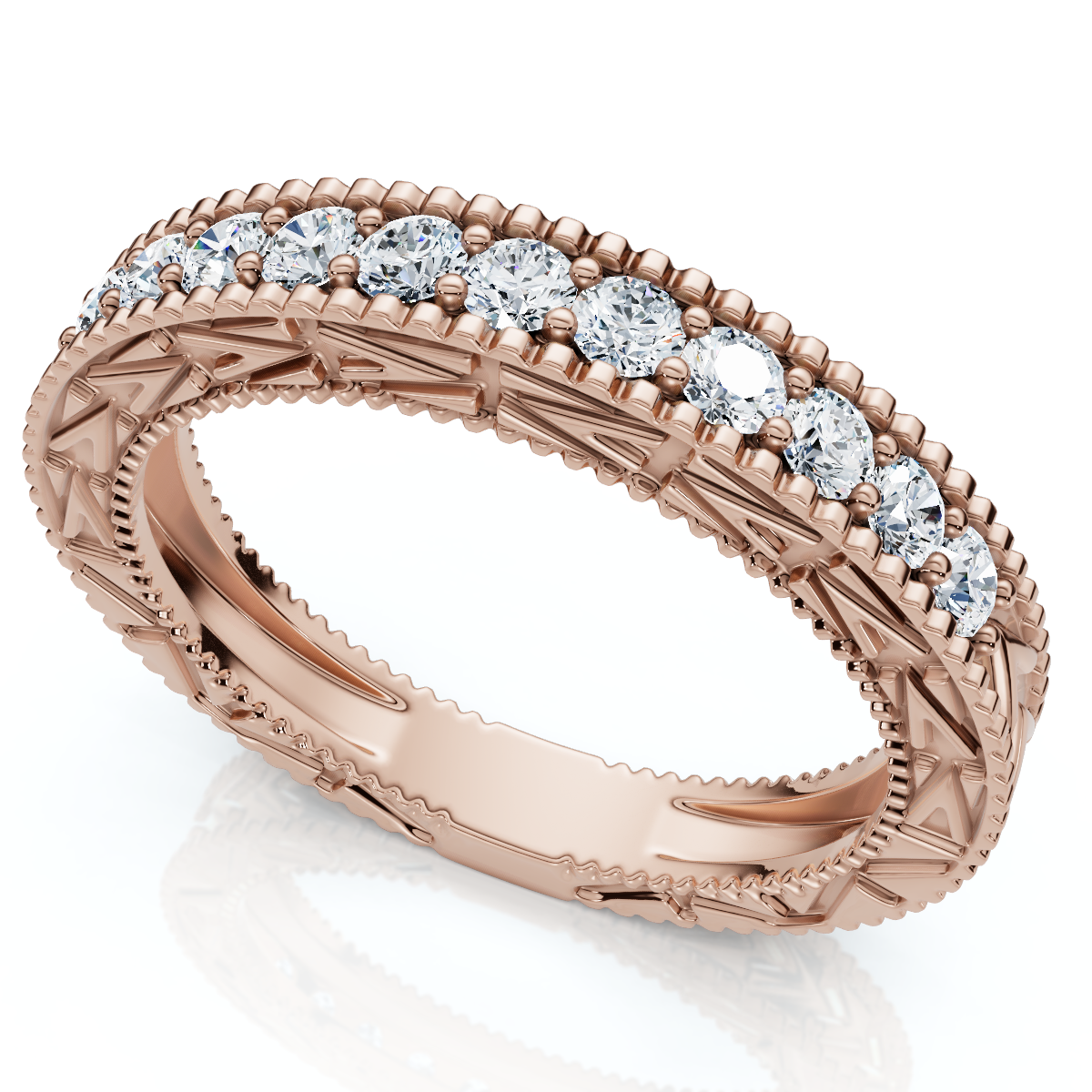 1/3Ct Diamond Stackable Anniversary Wedding Ring 14k Gold or Platinum Lab Grown (E-F, VS)