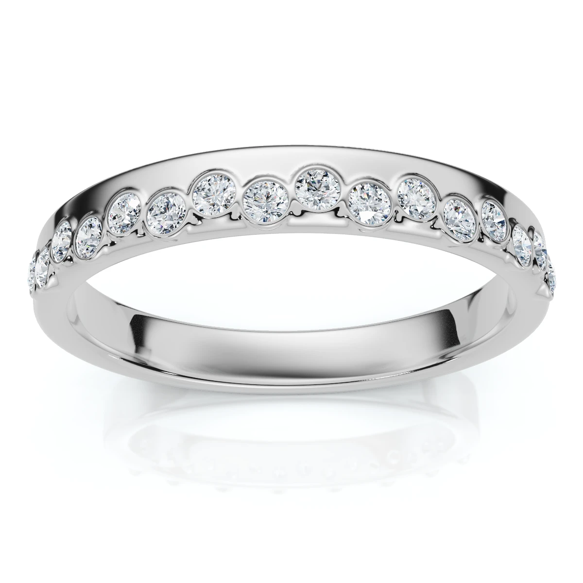 1/5Ct TW Diamond Rhythm Anniversary Band Lab Grown (E-F, VS)