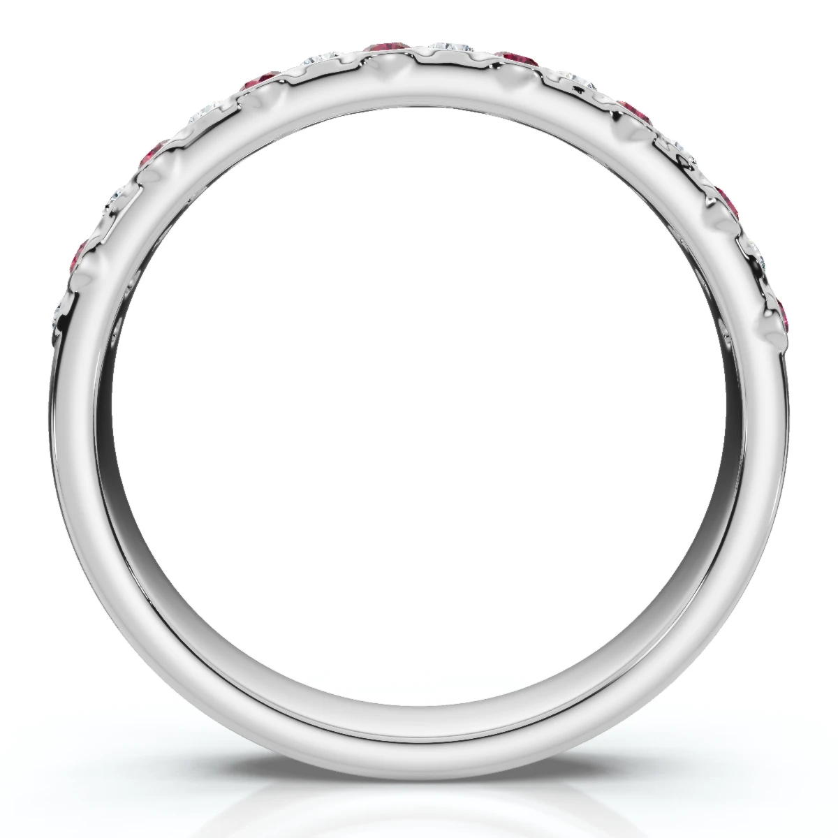 1/5Ct TW Diamond Rhythm Anniversary Band Lab Grown (E-F, VS)