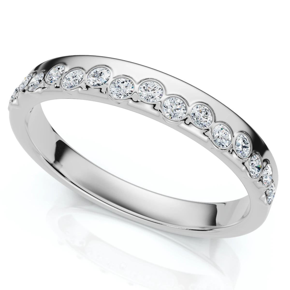 1/5Ct TW Diamond Rhythm Anniversary Band Lab Grown (E-F, VS)