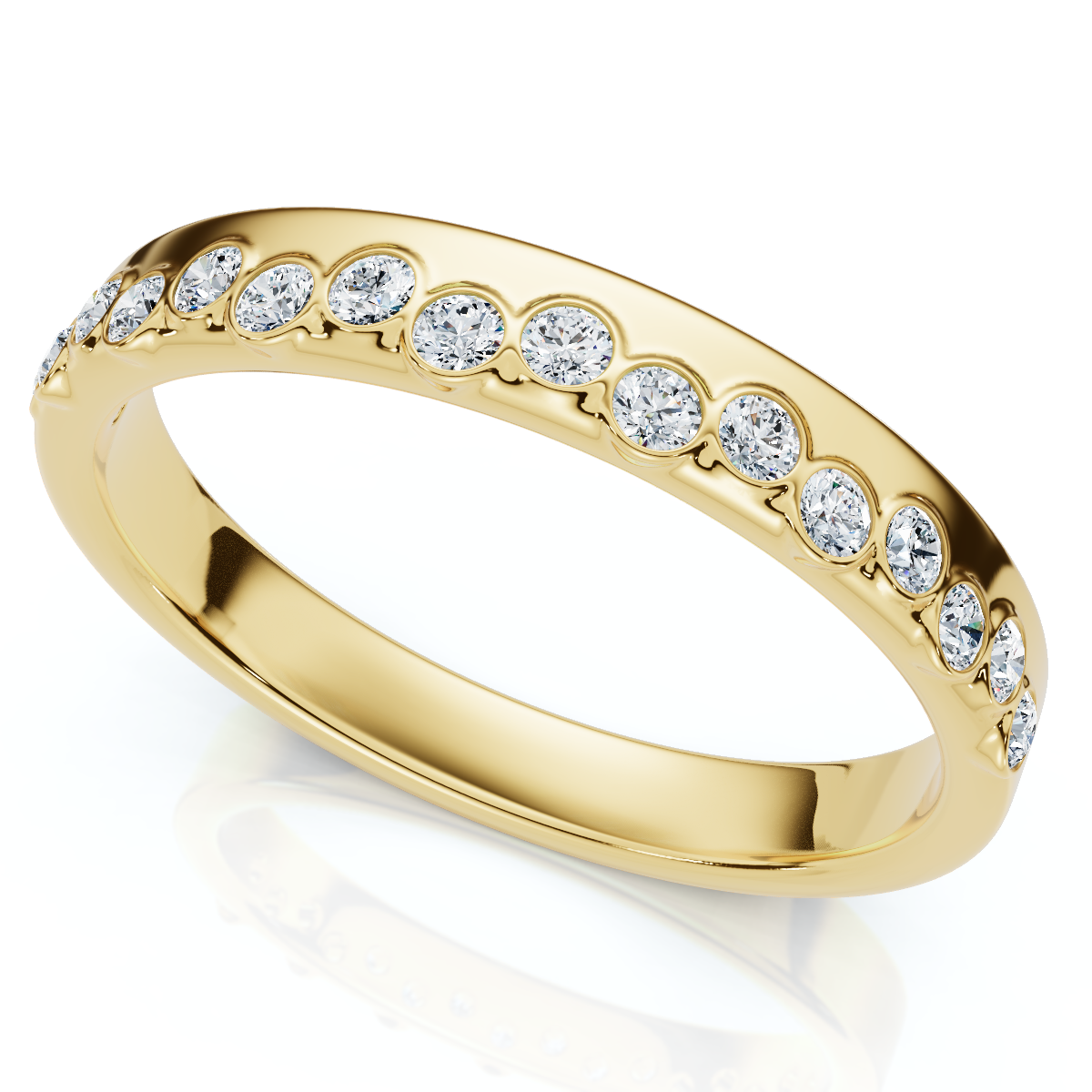 1/5Ct TW Diamond Rhythm Anniversary Band Lab Grown (E-F, VS)