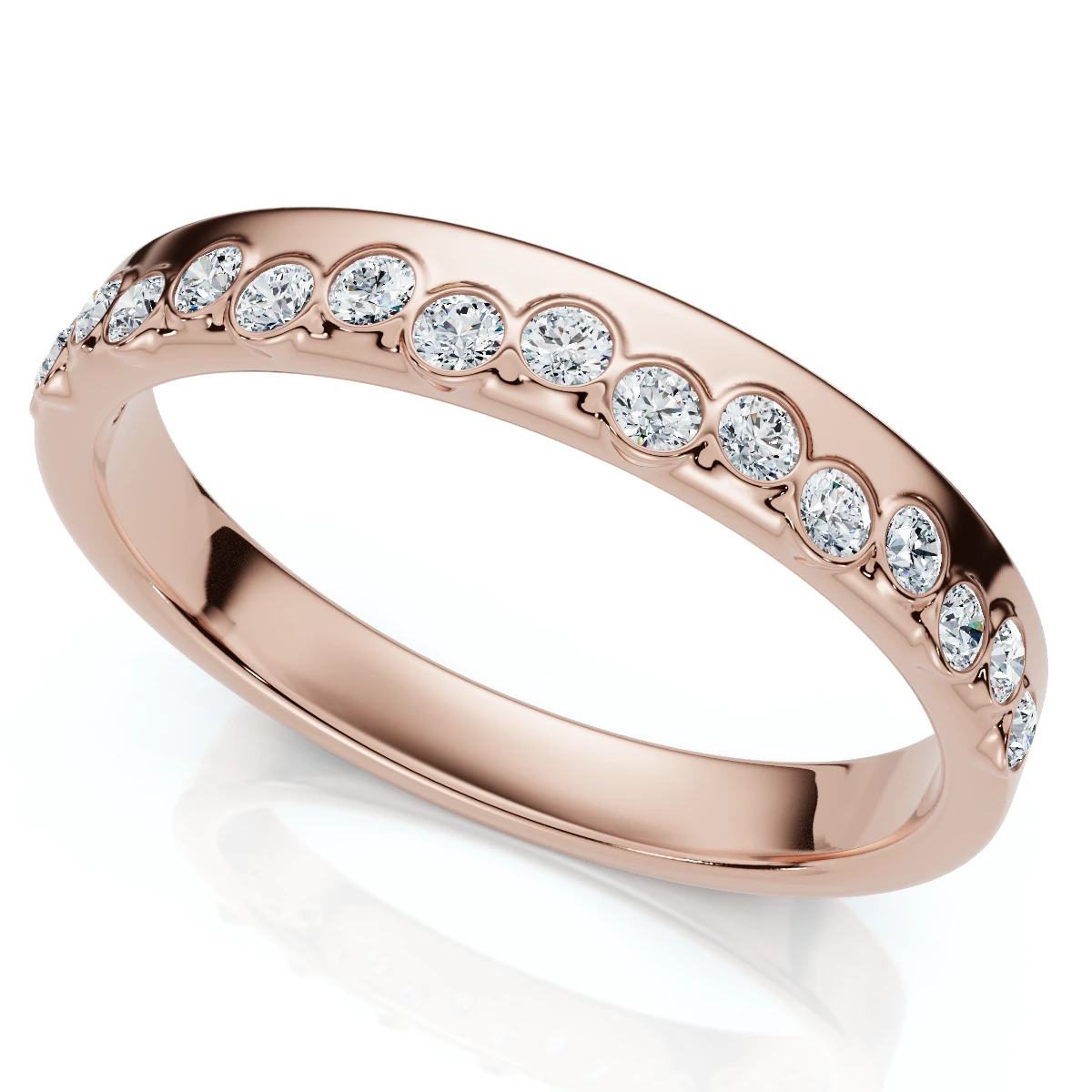 1/5Ct TW Diamond Rhythm Anniversary Band Lab Grown (E-F, VS)