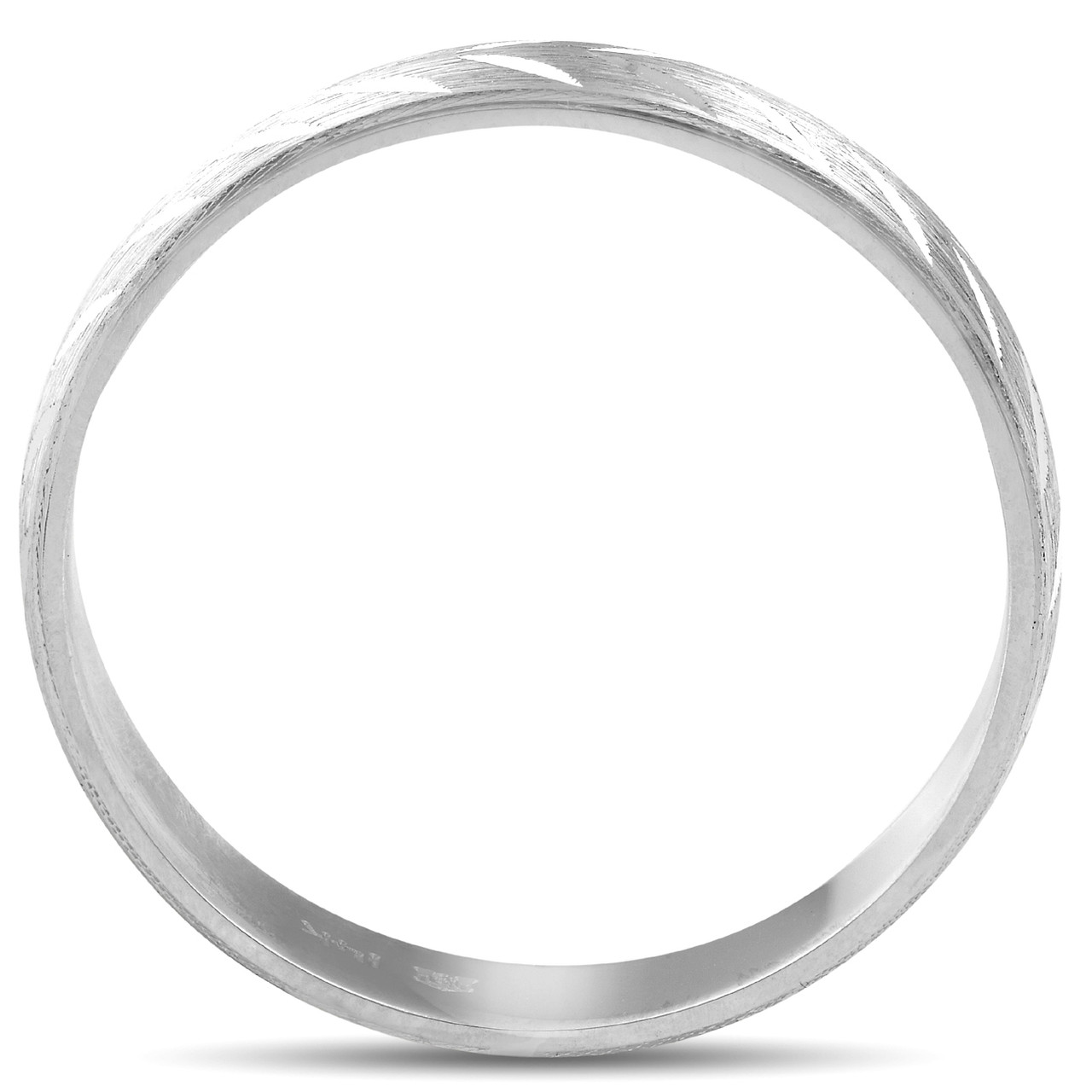 Brushed Wedding Band