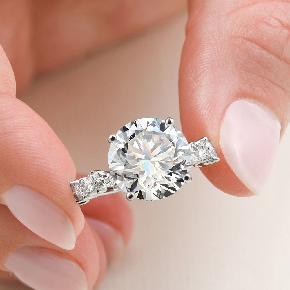 2ct Prong Diamond Eternity Ring 14K White Gold (G-H, I1)