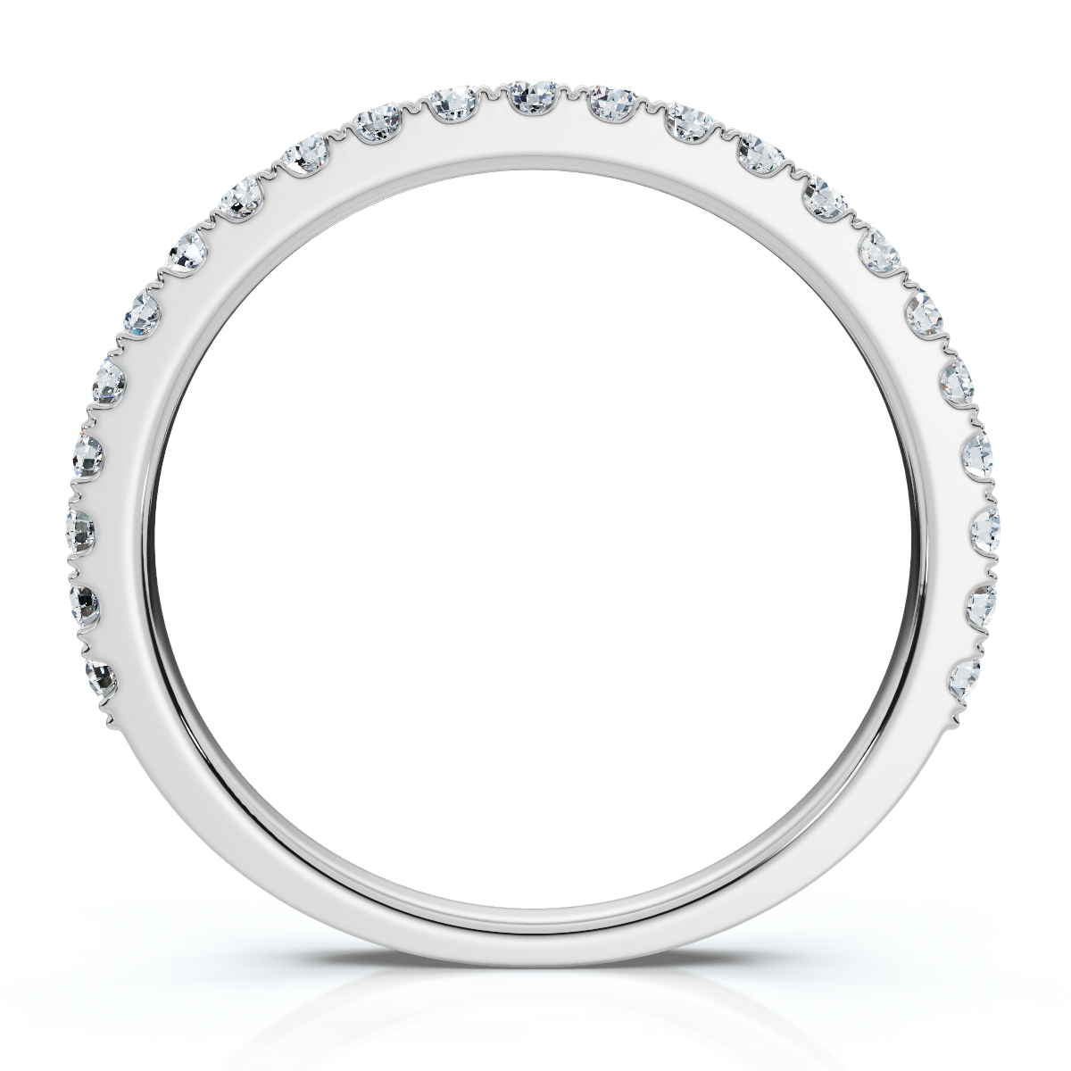 1/5Ct Diamond Wedding Stackable Anniversary Ring 10k Gold Lab Grown (F-G, VS)