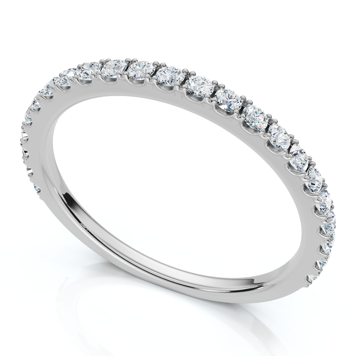 1/5Ct Diamond Wedding Stackable Anniversary Ring 10k Gold Lab Grown (F-G, VS)