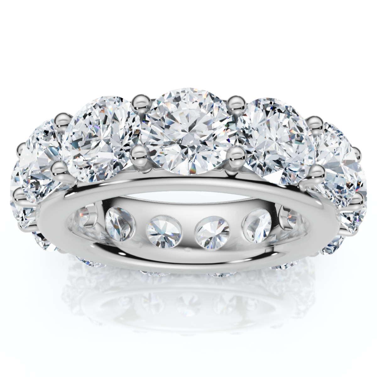 13Ct Diamond Eternity Ring Lab Grown (E-F, VS)