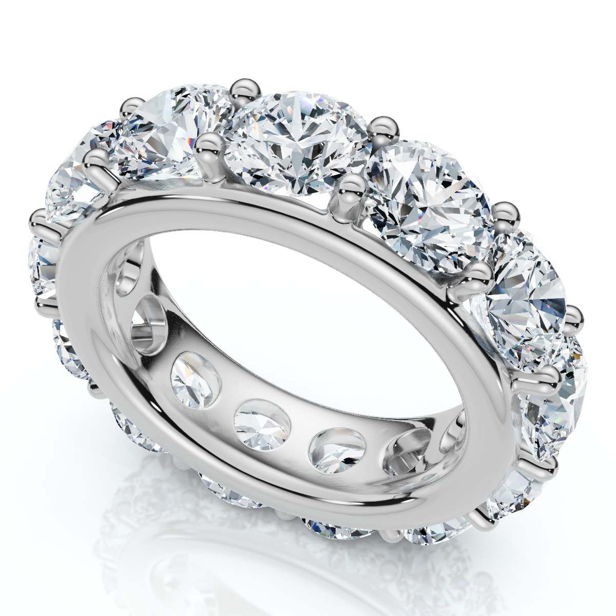 13Ct Diamond Eternity Ring Lab Grown (E-F, VS)