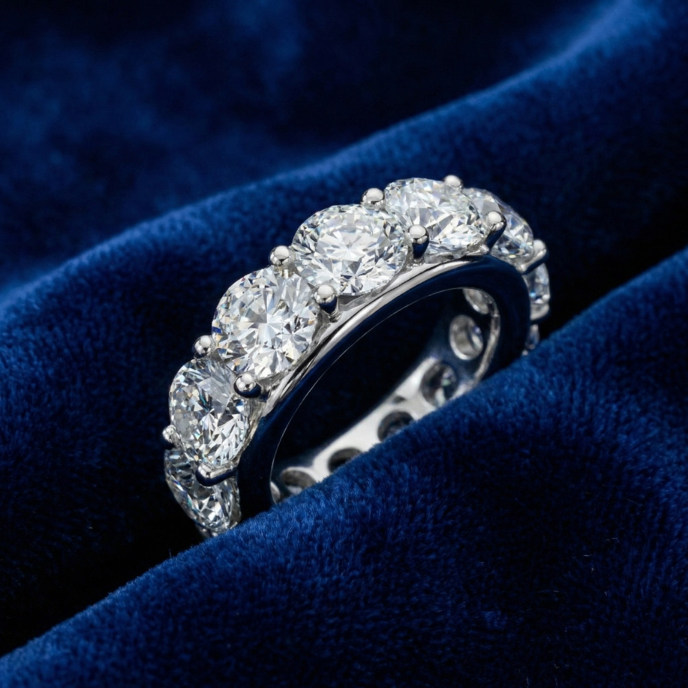13Ct Diamond Eternity Ring Lab Grown (E-F, VS)