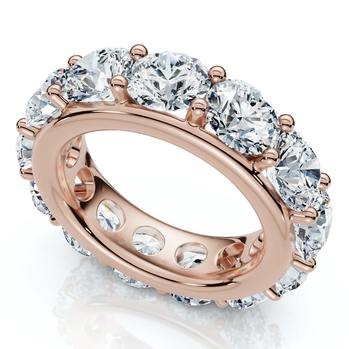 13Ct Diamond Eternity Ring Lab Grown (E-F, VS)