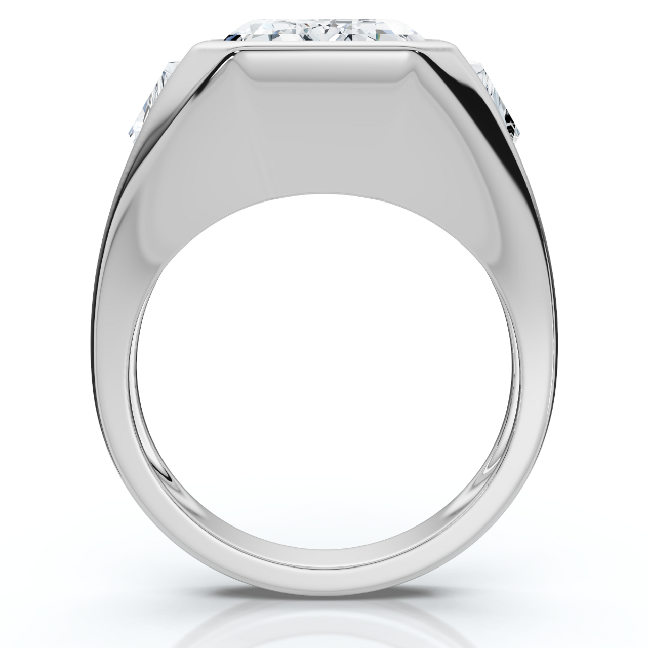 Certified Men's 7Ct Anniversary Pinky Ring 14k Gold or Platinum Lab Grown (G-H, VS2-SI1) Certified Men's 7Ct Anniversary Pinky Ring 14k Gold or Platinum Lab Grown (G-H, VS2-SI1)