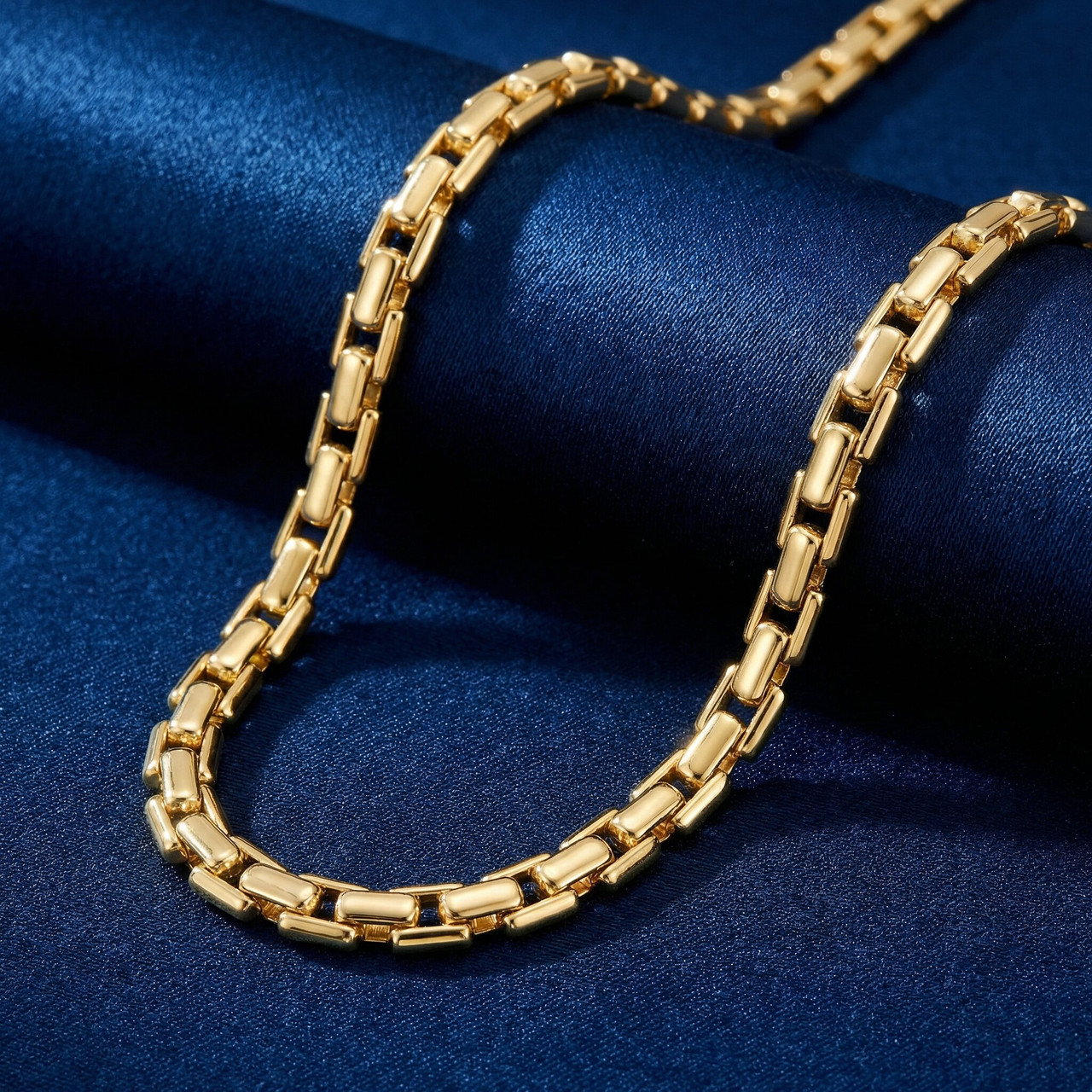 14k Yellow Gold Women's 24" Chain Necklace 43 Grams 7mm Thick