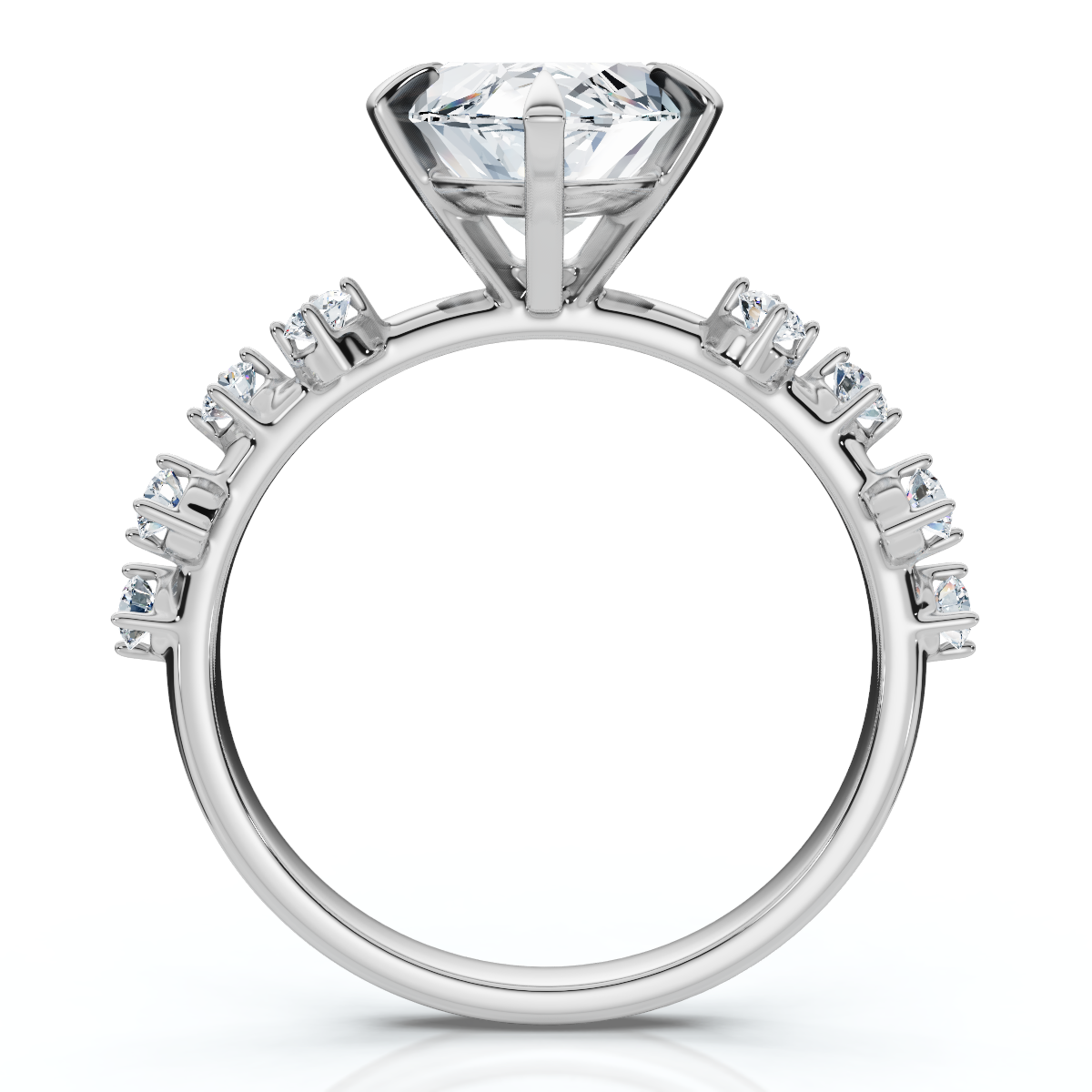 Certified 3 1/2Ct Marquise Diamond Bridal Set 14k Gold or Platinum Lab Grown (G-H, VS)