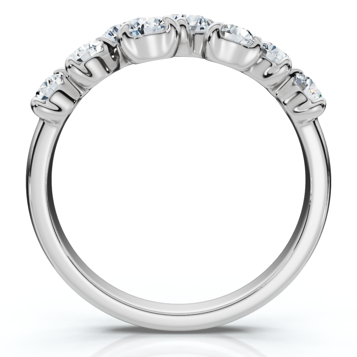 2Ct TW Diamond Constellation Anniversary Ring 14k Gold or Platinum Lab Grown (F-G, VS)