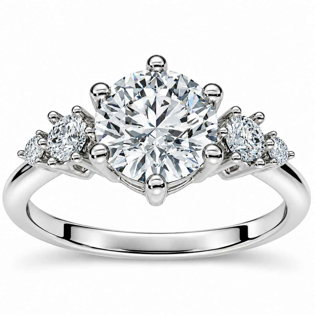 1Ct Diamond Engagement Ring 14k Gold or Platinum Lab Grown (F-G, VS)