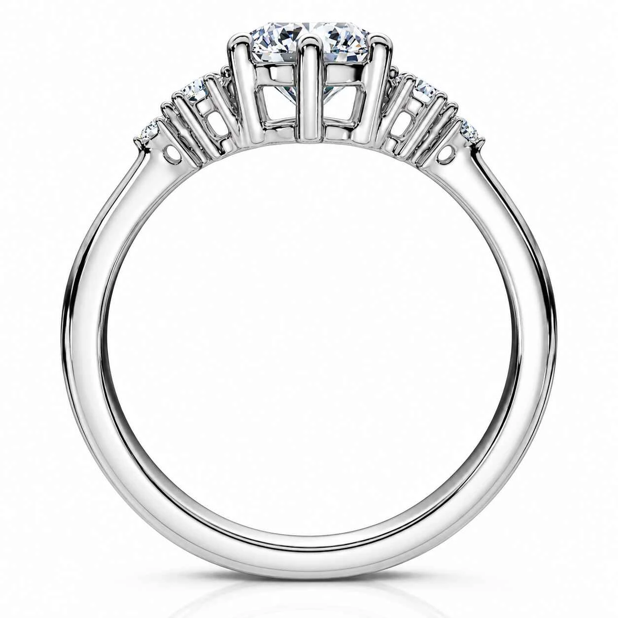 1Ct Diamond Engagement Ring 14k Gold or Platinum Lab Grown (F-G, VS)