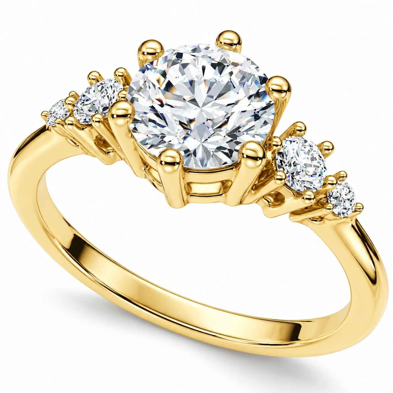 1Ct Diamond Engagement Ring 14k Gold or Platinum Lab Grown (F-G, VS)