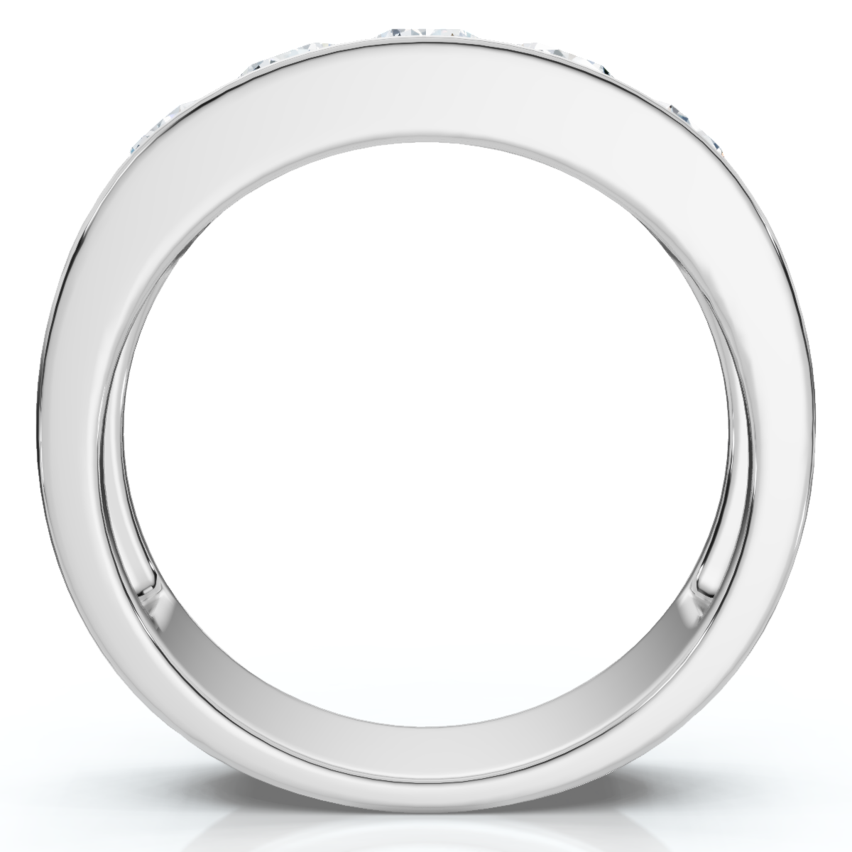 1 1/4Ct Diamond Channel Set Men's Wedding Ring Lab Grown 14k Gold or Platinum (E-F, VS)