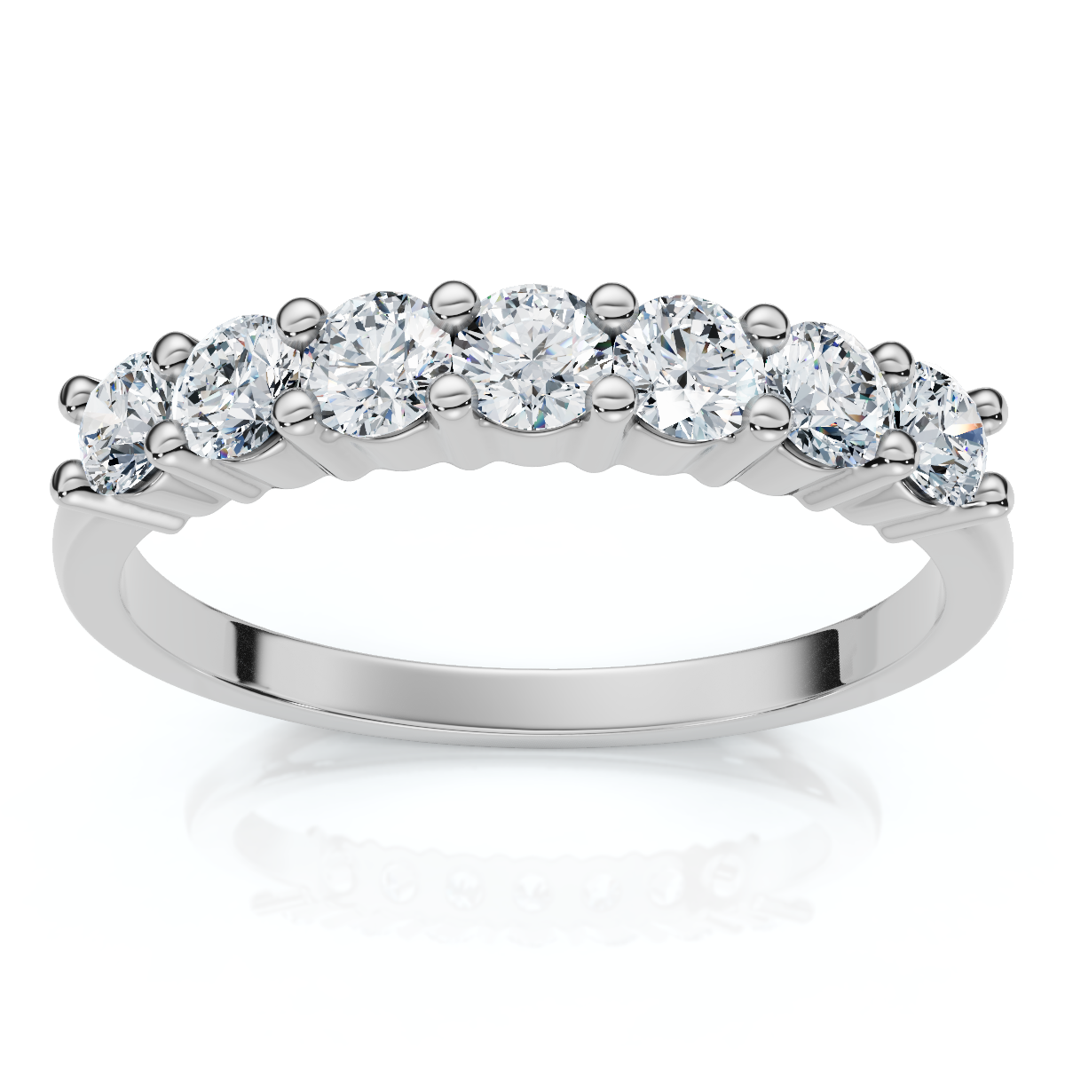 3/8Ct Diamond Wedding Stackable Womens Anniversary Ring 14k Gold or Pt Lab Grown (E-F, VS)